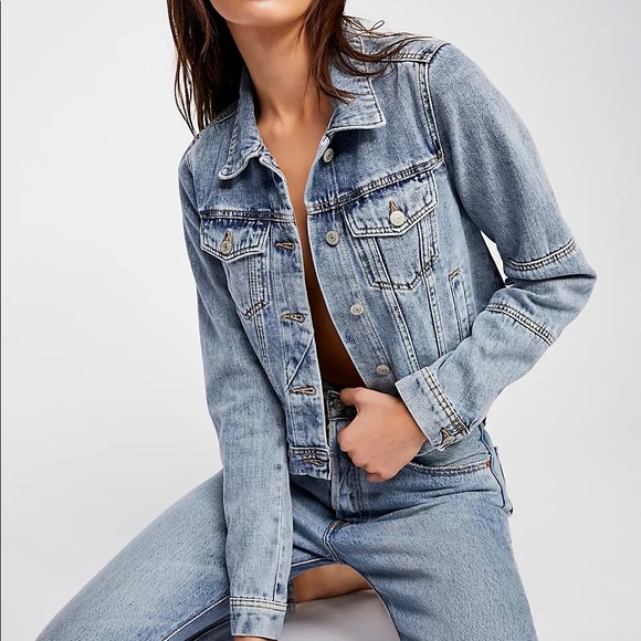 Free People Rumors Denim Jacket